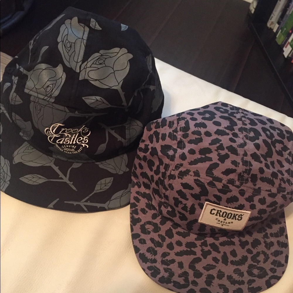 SET OF 2 Unisex 5 panel Hat
